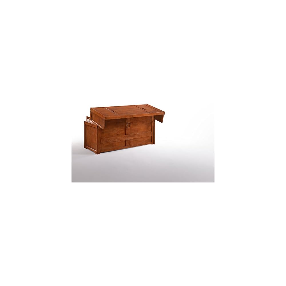 Furniture Murphy Cube Cabinet Bed (Cherry)