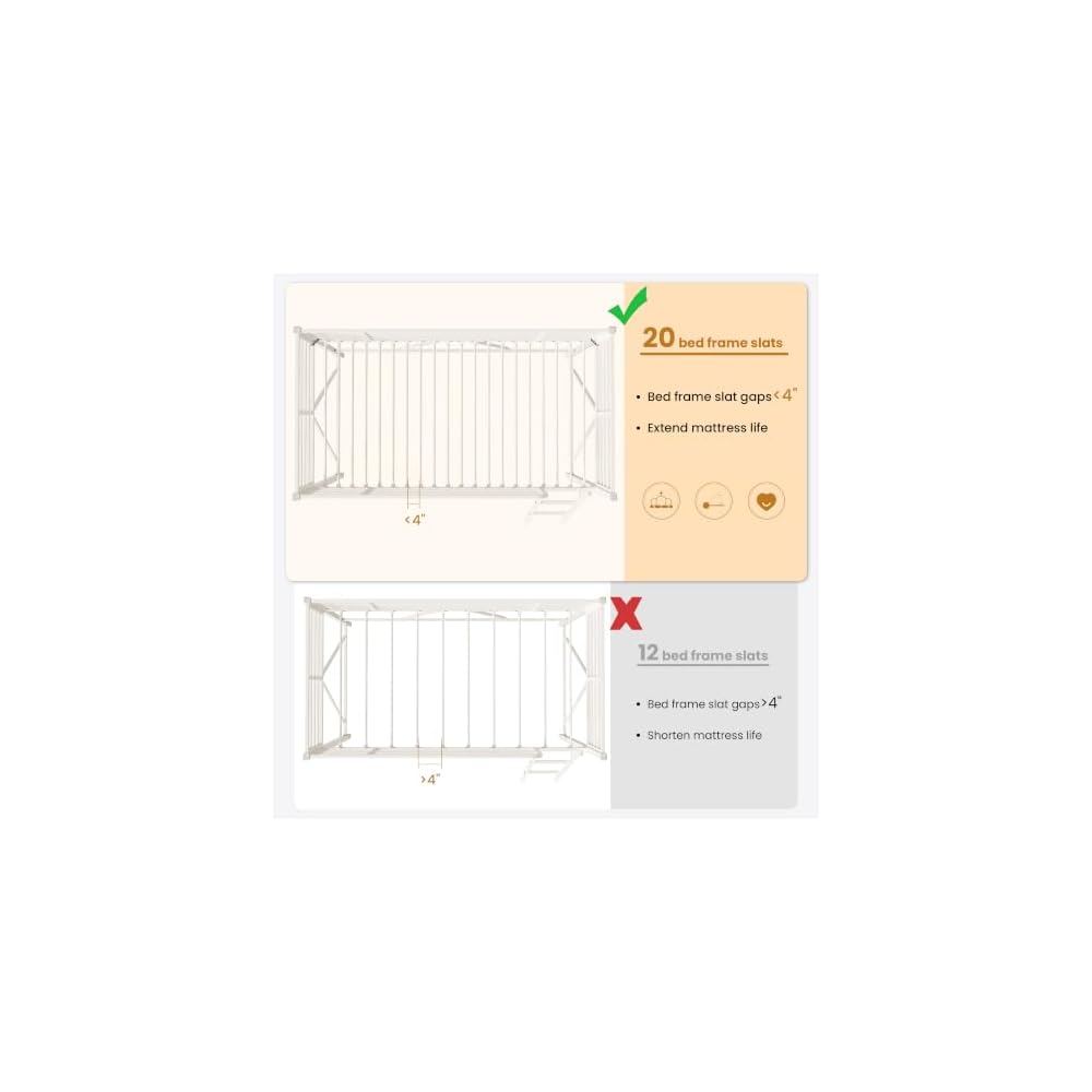 Twin Size Metal Low Loft Bed, CPC Safety Certified, White