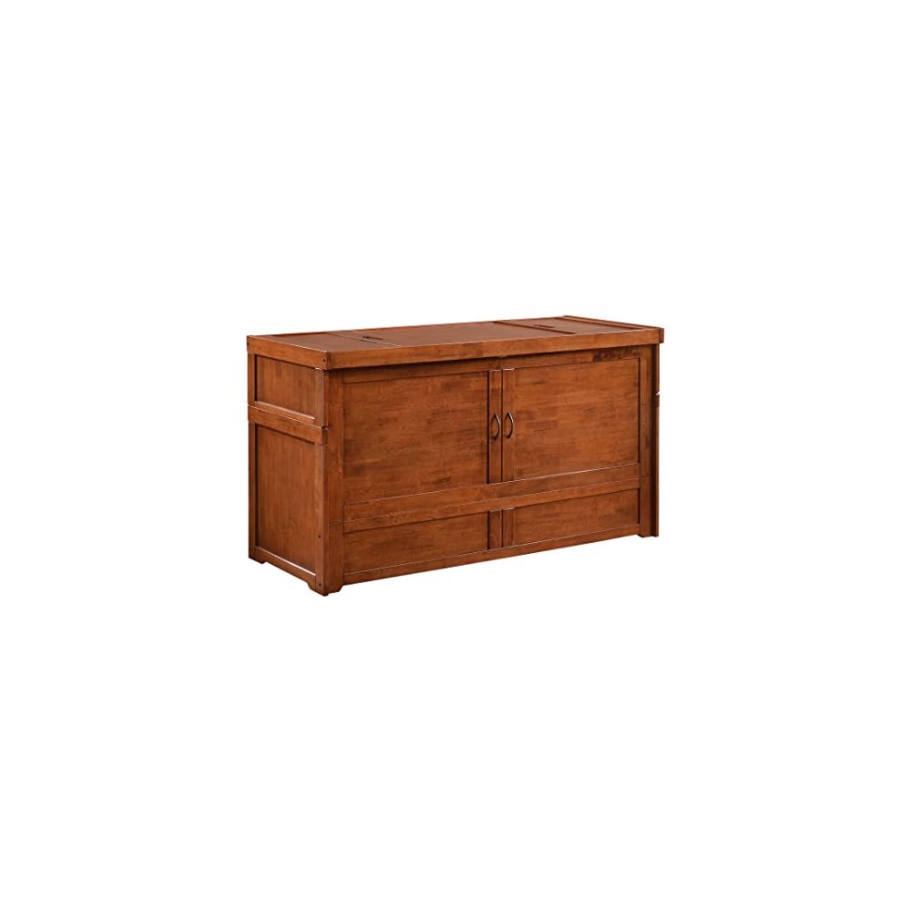 Furniture Murphy Cube Cabinet Bed (Cherry)