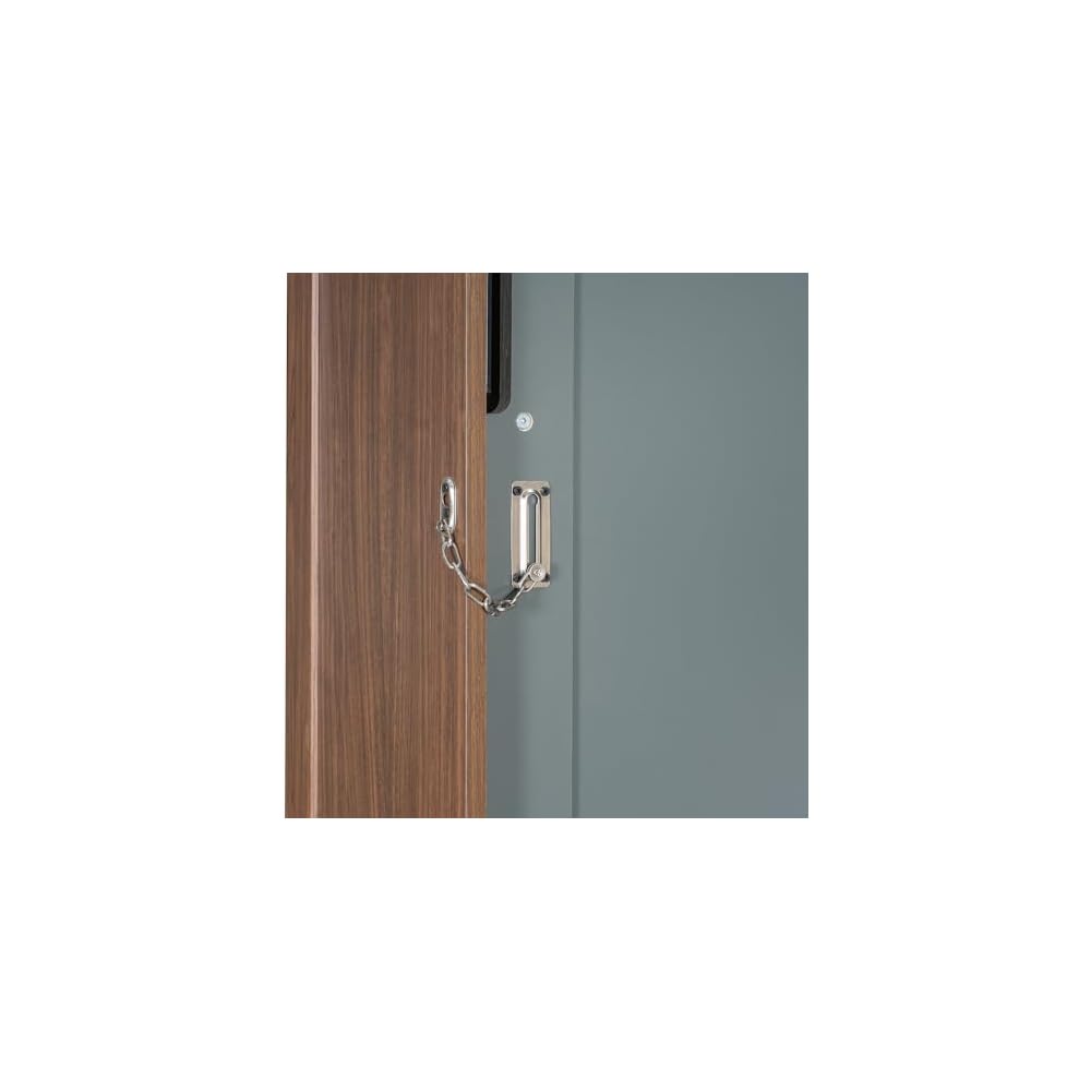 Full Size Murphy Bed Wall Beds with Foldable Desk and Hardware Chain,Cabinets Bed w/Metal Leg & Slat Support,Space Saving Bedroom Furniture for Small Space Apartment,Walnut & Gray
