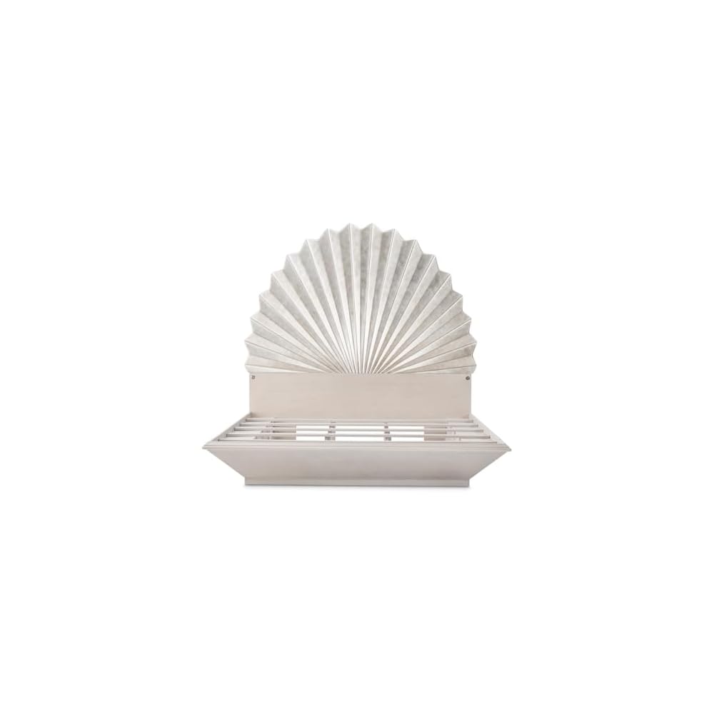 Fantosini King Fan Bed - Silver Leaf
