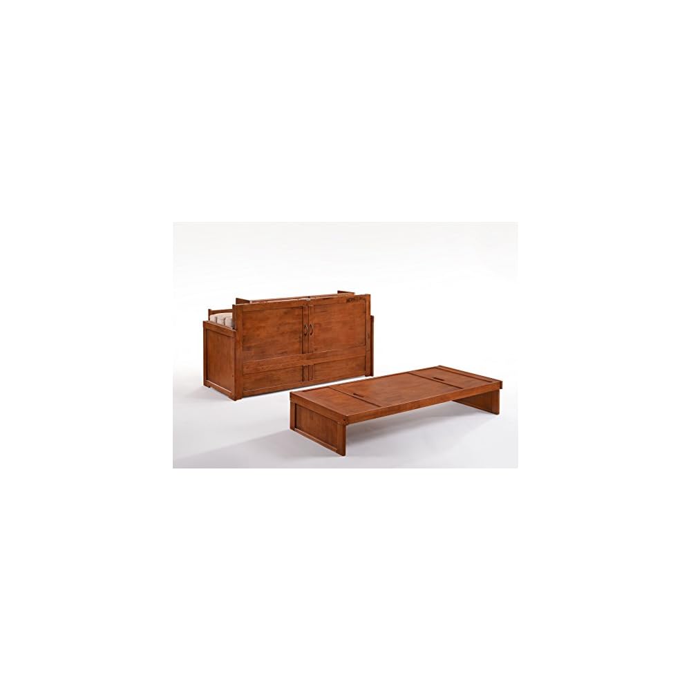 Furniture Murphy Cube Cabinet Bed (Cherry)