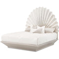 Fantosini King Fan Bed - Silver Leaf