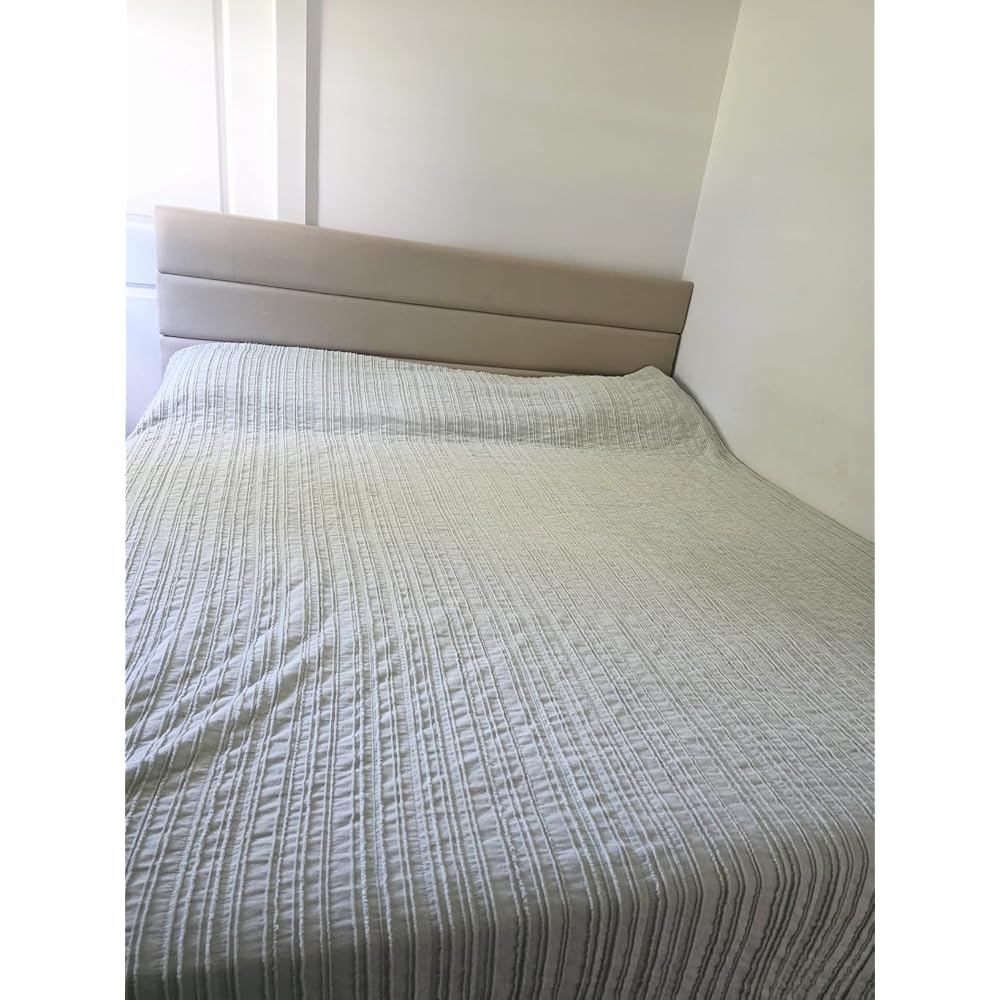 Full Platform Bed Frame with Upholstered Velvet Headboard, White