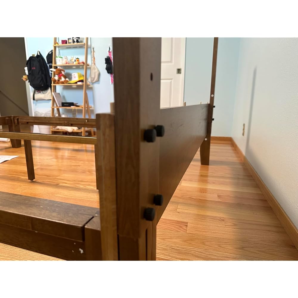 Mikor King Japanese Joinery Bed Frame, Solid Wood, No-Tool Setup
