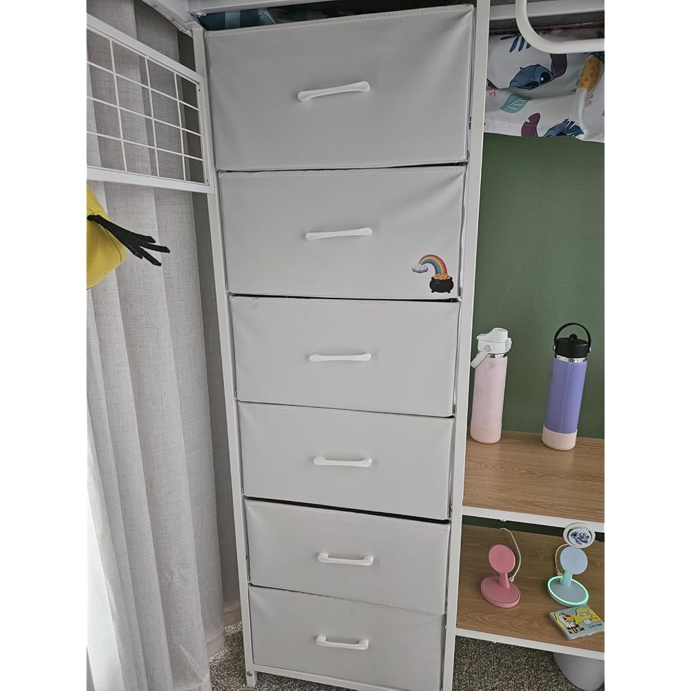 Triple Bunk Bed with 9 Storage Drawers and LED Lights, Twin Over Twin 3 Bed Bunk Beds for Kids with Shelves and Pegboard, Heavy-Duty Metal Bunk Bed with Full-Length Guardrail and Dual Ladders, Black
