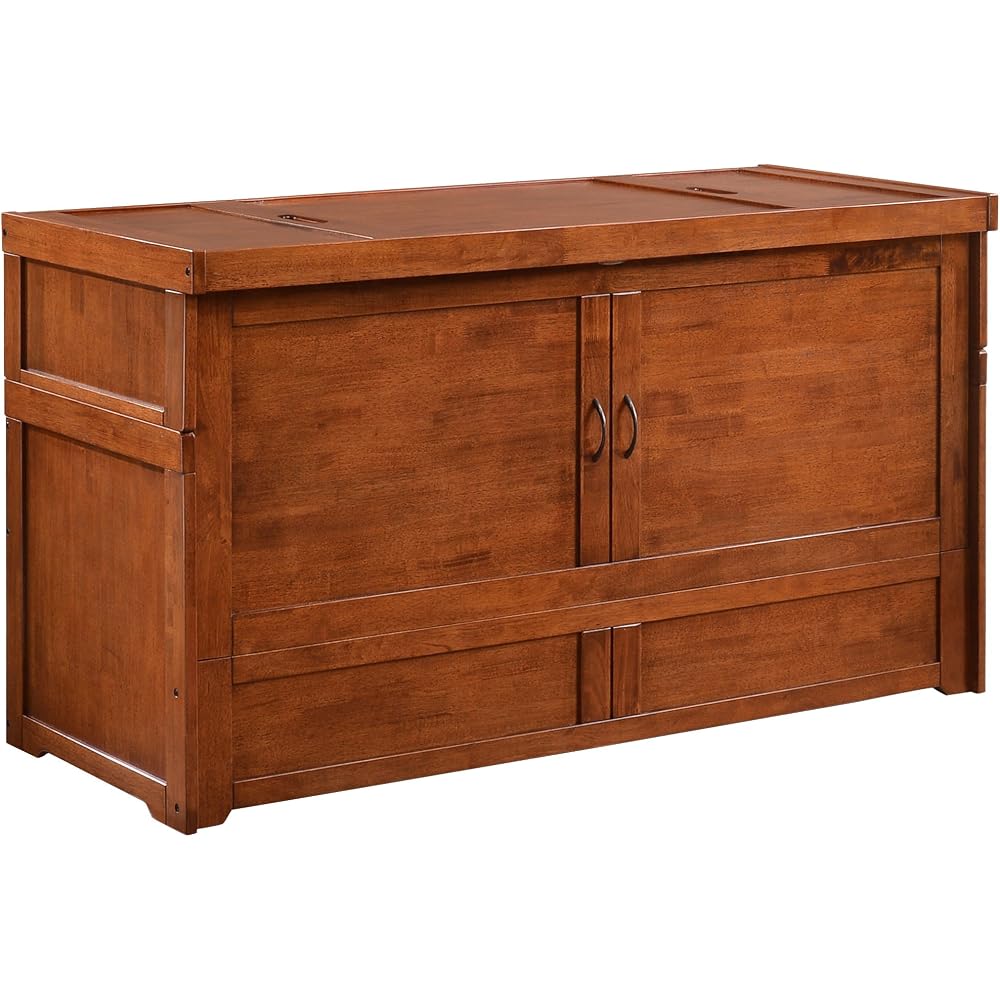 Furniture Murphy Cube Cabinet Bed (Cherry)